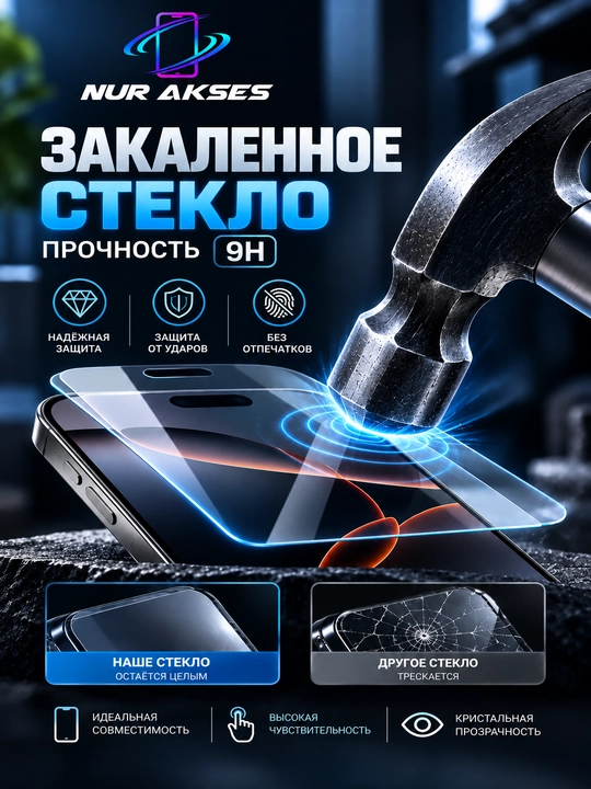 Защитное стекло без рамки для IPhone Xr/11/11Pro12Pro/13Pro/14Pro/15Pro/16Pro/17Pro Max