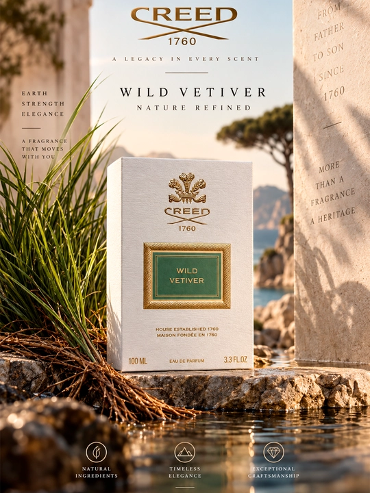 Мужской парфюм CREED Wild Vetiver, Eau de Parfum, 100 мл - 