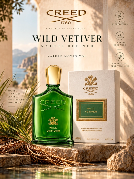 CREED Wild Vetiver erkaklar atiri, Eau de Parfum, 100 ml