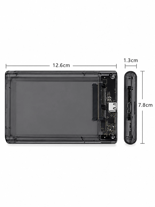 HDD SSD uchun USB 3.0 qolip keys 2.5 noutbuk qattiq diski va SSD uchun,tashqi qora quti