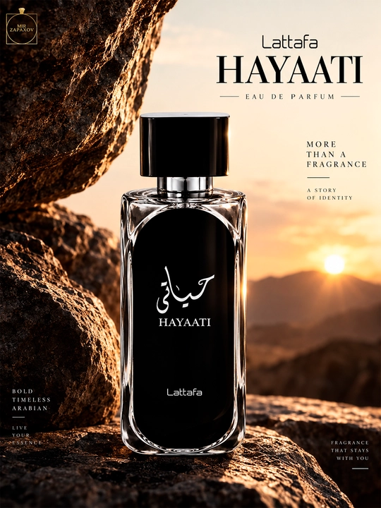 Lattafa Hayati Eau de Parfum, унисекс парфюм, 100 мл