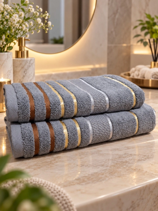COTTON LIFE Полотенце для лица и бани - 600 г/м² - 100% хлопок - 50×90 - 70×140