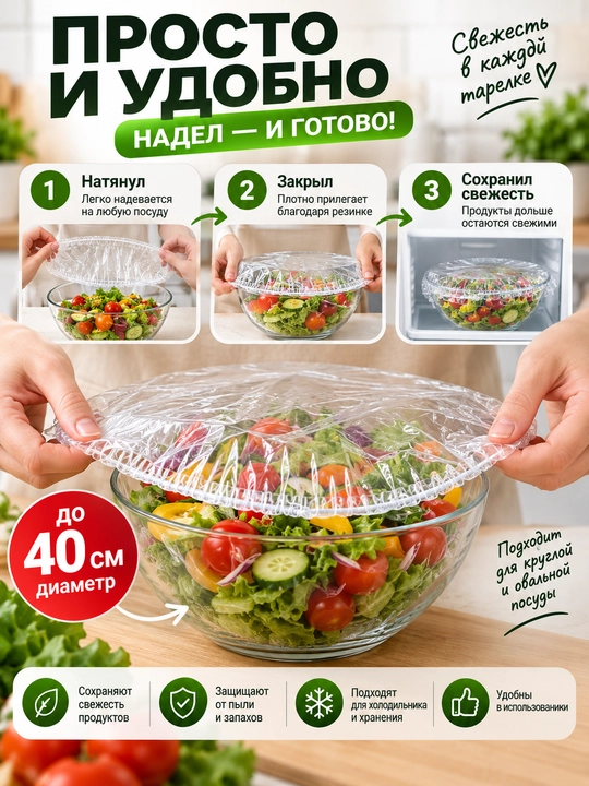 Paket-qopqoqlar 40 sm, 200 dona