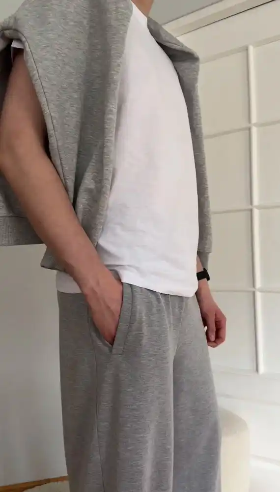 Sport triko erkaklar uchun , keng Baggy oversize shimlar, kuzgi erkin bichim