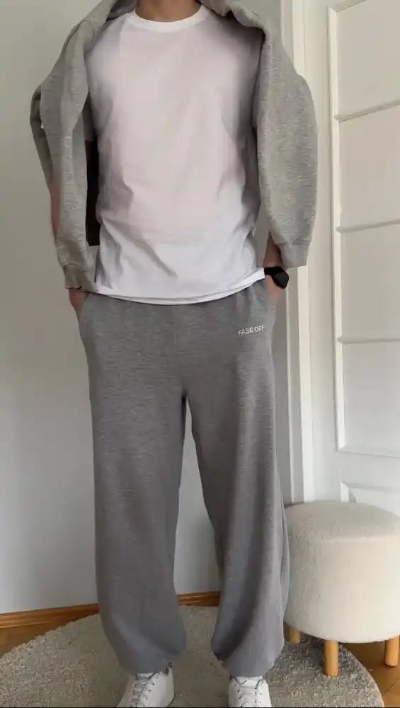 Sport triko erkaklar uchun , keng Baggy oversize shimlar, kuzgi erkin bichim
