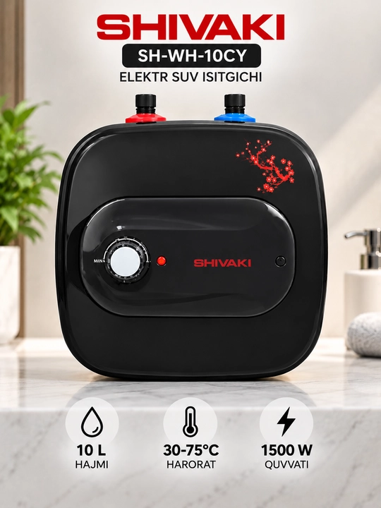 Shivaki SH-WH-10CY 10 l elektr suv isitgichi (Arizton),(Ariston) yoki(Areston) - 