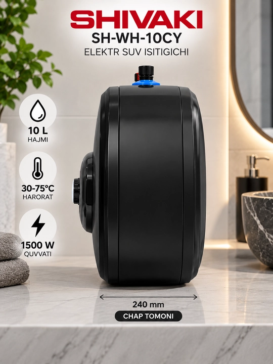 Shivaki SH-WH-10CY 10 l elektr suv isitgichi (Arizton),(Ariston) yoki(Areston)