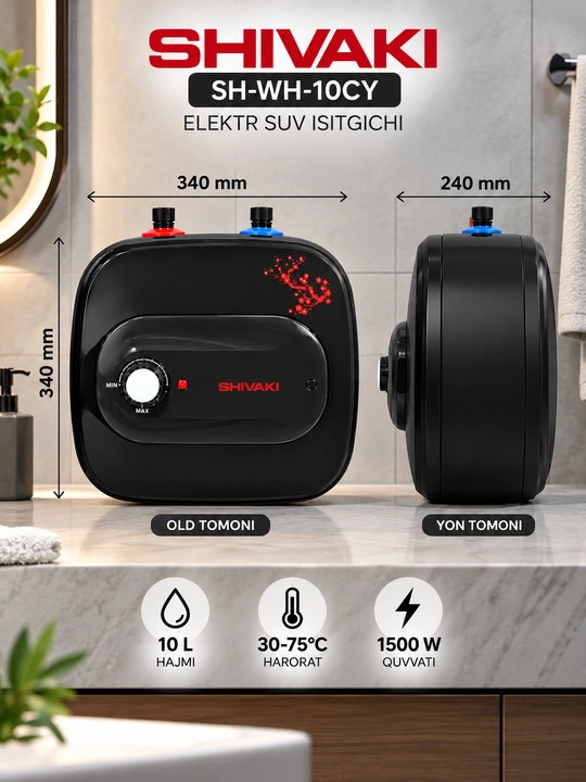 Shivaki SH-WH-10CY 10 l elektr suv isitgichi (Arizton),(Ariston) yoki(Areston)