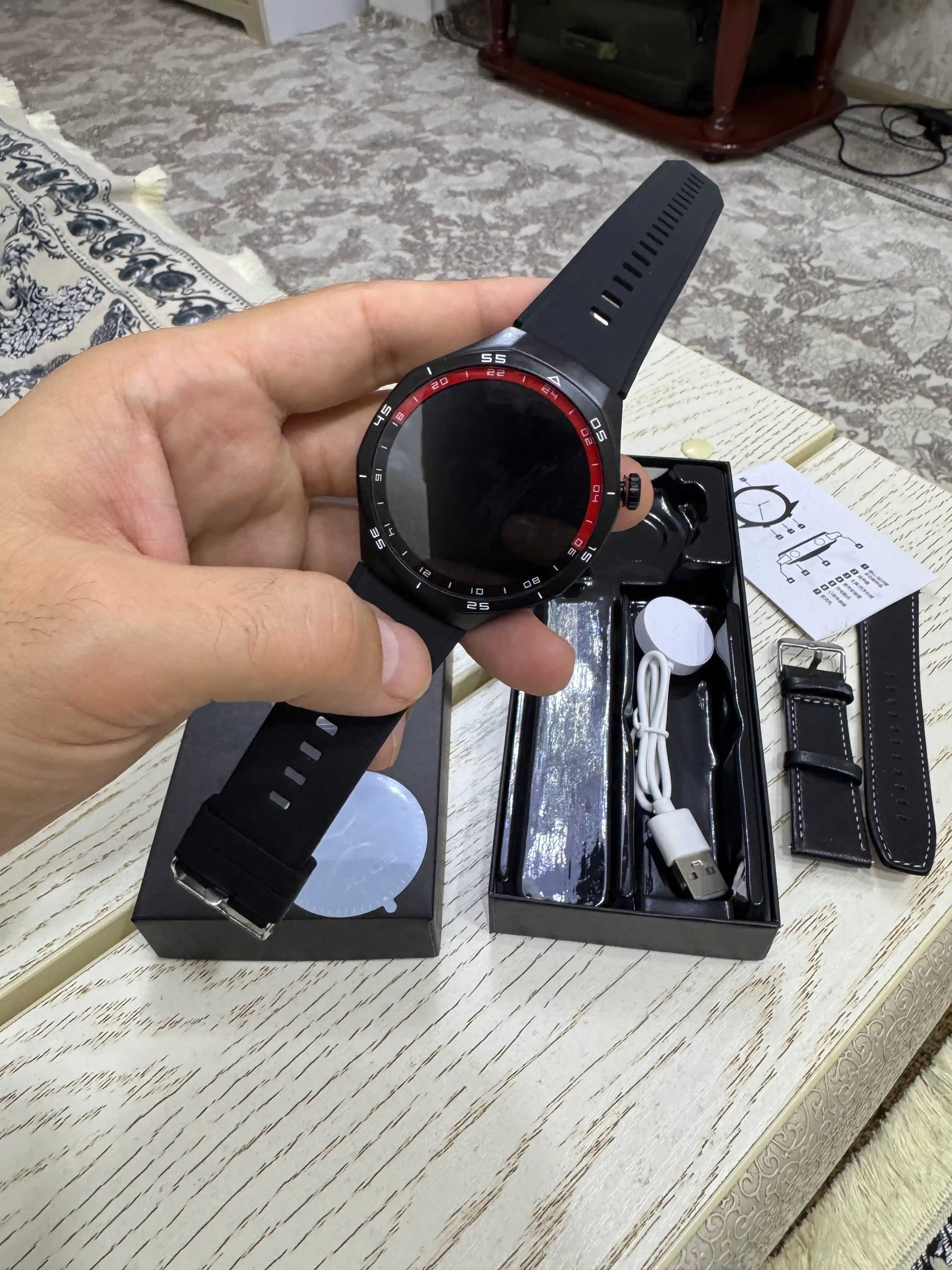 C15 Pro smart soat, Bluetooth qo'ng'iroq, dumaloq ekran, metall korpus, Android/iOS