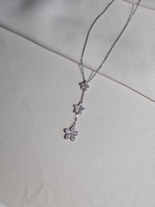 Ayollar uchun gullar zanjir, stainless steel, zanglamaydigan po‘lat
