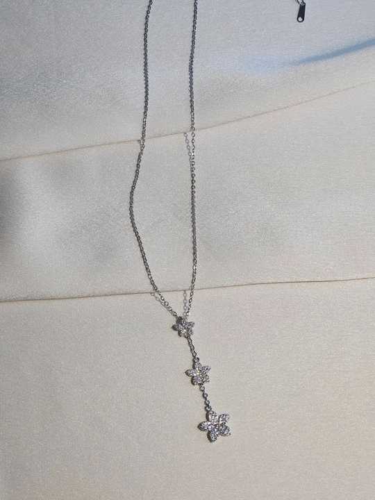 Ayollar uchun gullar zanjir, stainless steel, zanglamaydigan po‘lat