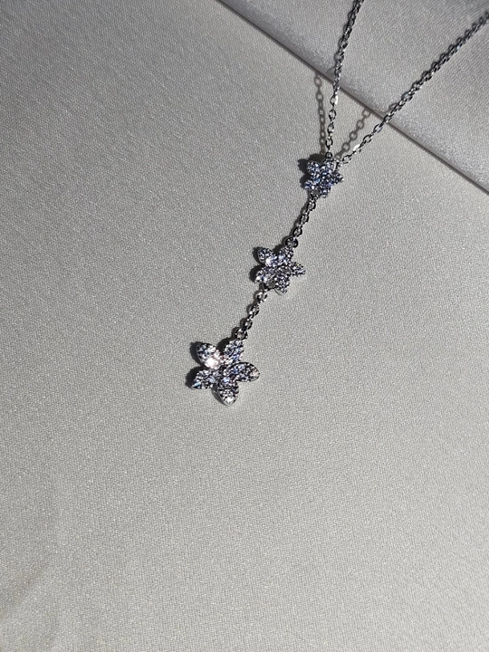 Ayollar uchun gullar zanjir, stainless steel, zanglamaydigan po‘lat