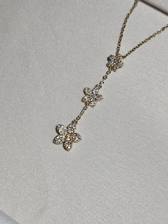 Ayollar uchun gullar zanjir, stainless steel, zanglamaydigan po‘lat