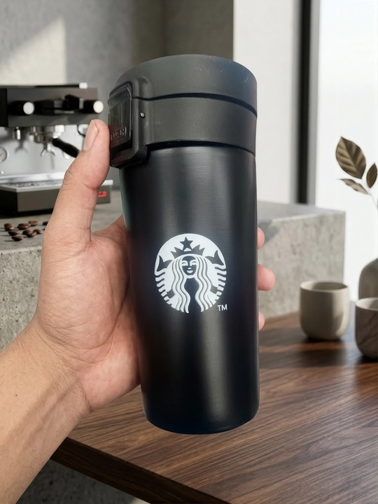 Термокружка Coffee 550 мл, нержавеющая сталь, с крышкой, термостакан для кофе
