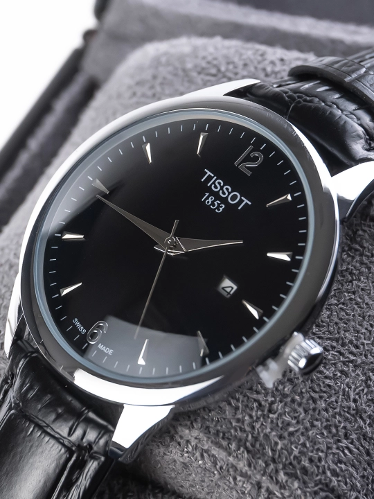 Tissot 1853 erkaklar klassik qo‘l soati charm kamarli va kalendarli