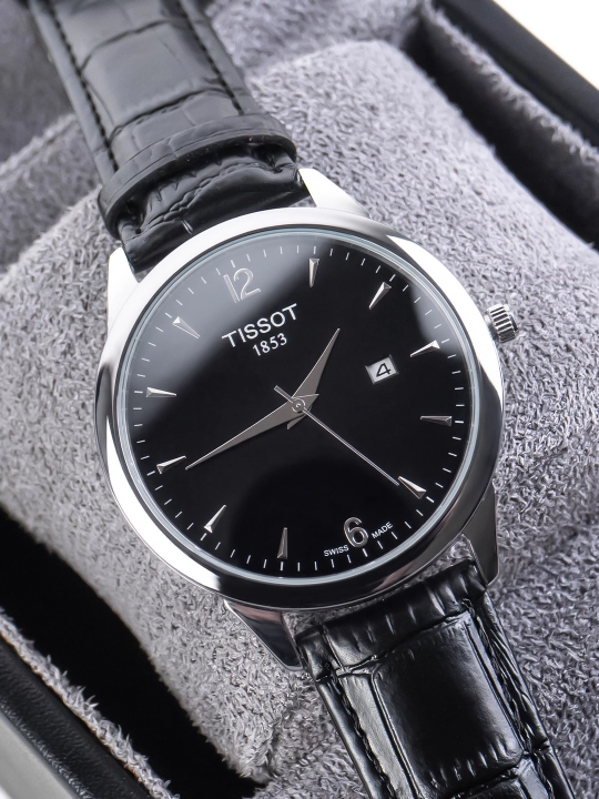 Tissot 1853 erkaklar klassik qo‘l soati charm kamarli va kalendarli