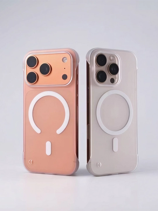IPhone 11,12,13,14,15,16,17,18 Pro, Max матовый ультратонкий MagSafe чехол без рамки