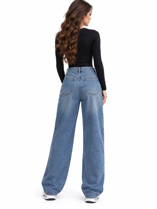 Ayollar uchun keng jinsi shimlar koreyscha casual High Waist erkin kesim S–2XL