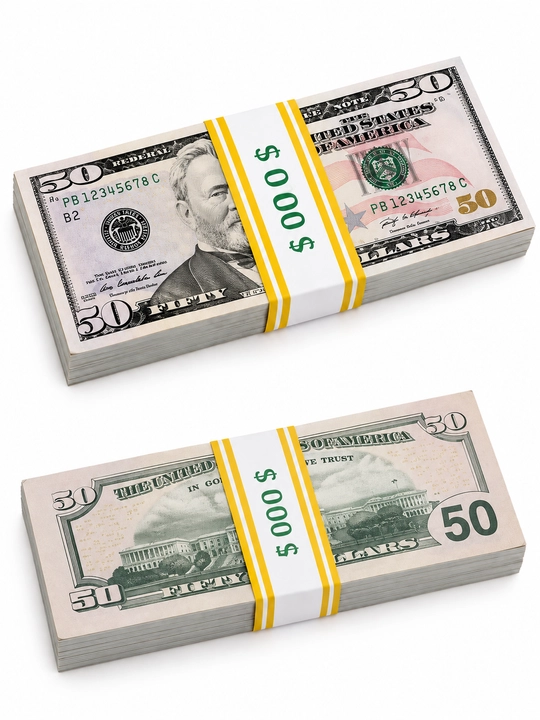 Suvenir dollar, o‘yin puli, dollar 100,50  dekor pul, 10000, 5000 dollar