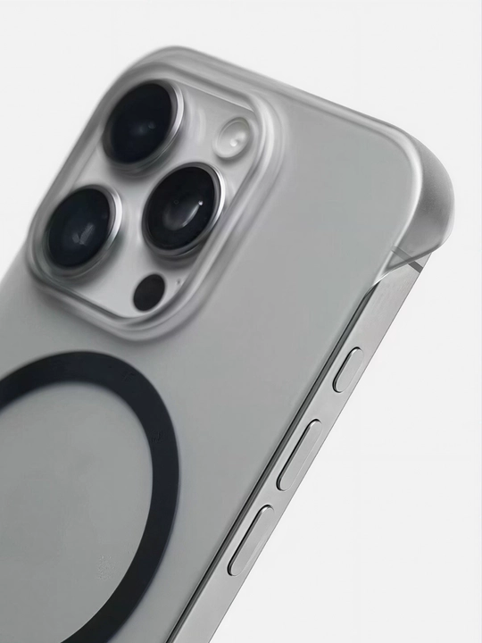 IPhone 11,12,13,14,15,16,17,18 Pro, Max матовый ультратонкий MagSafe чехол без рамки