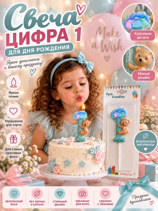 Цифровые шары для торта - 