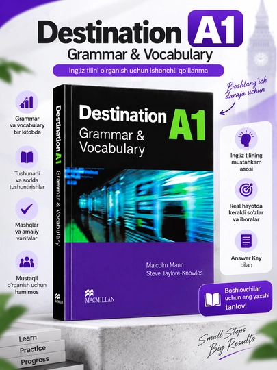 Destination Grammar & Vocabulary A1 A2 B1 B2 C1 C2 ingliz tili kitobi