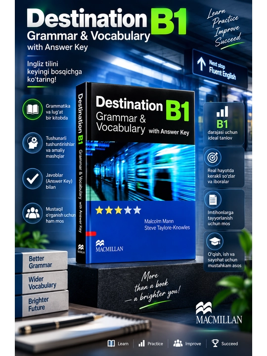 Destination Grammar & Vocabulary A1 A2 B1 B2 C1 C2 ingliz tili kitobi