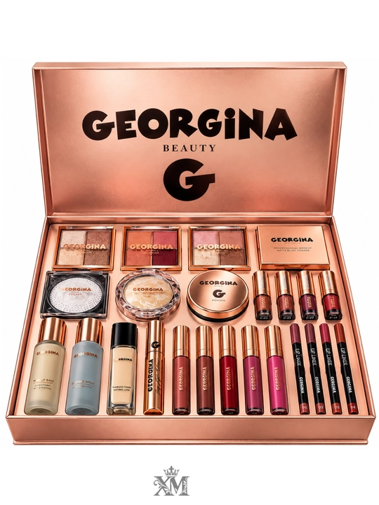 Набор косметики Georgina Beauty, подарочный набор косметики для глаз, губ и лица