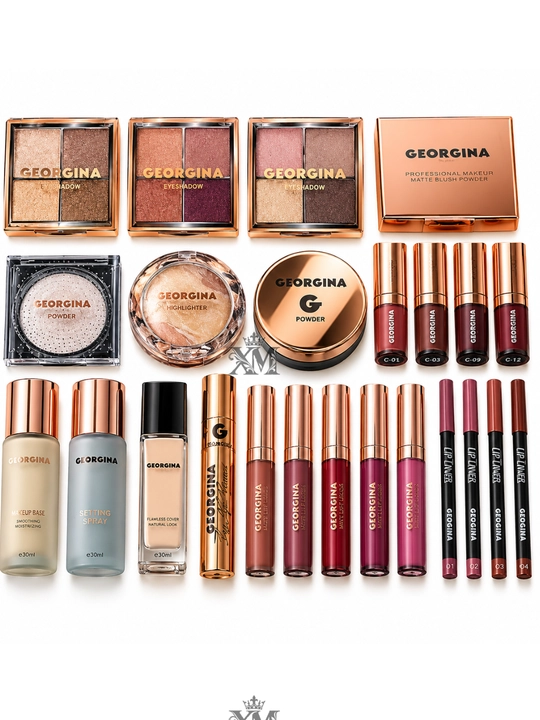 Набор косметики Georgina Beauty, подарочный набор косметики для глаз, губ и лица