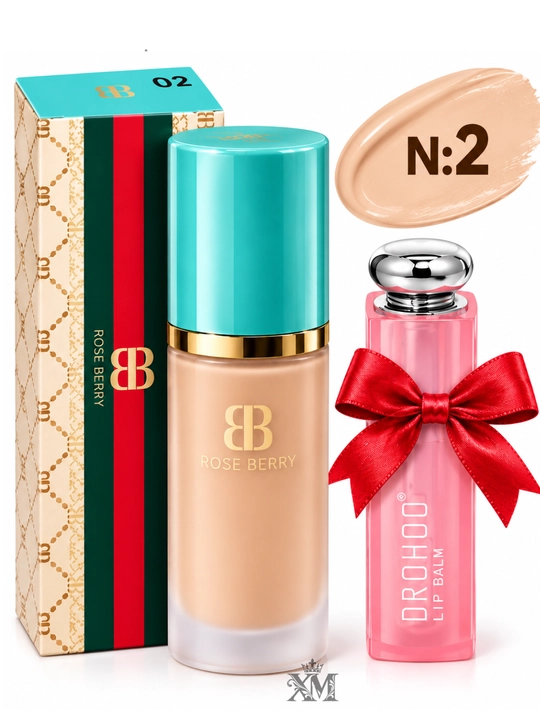 Rose Berry tonal kremi 30 ml,  teri rangini tekislaydi, namlaydi