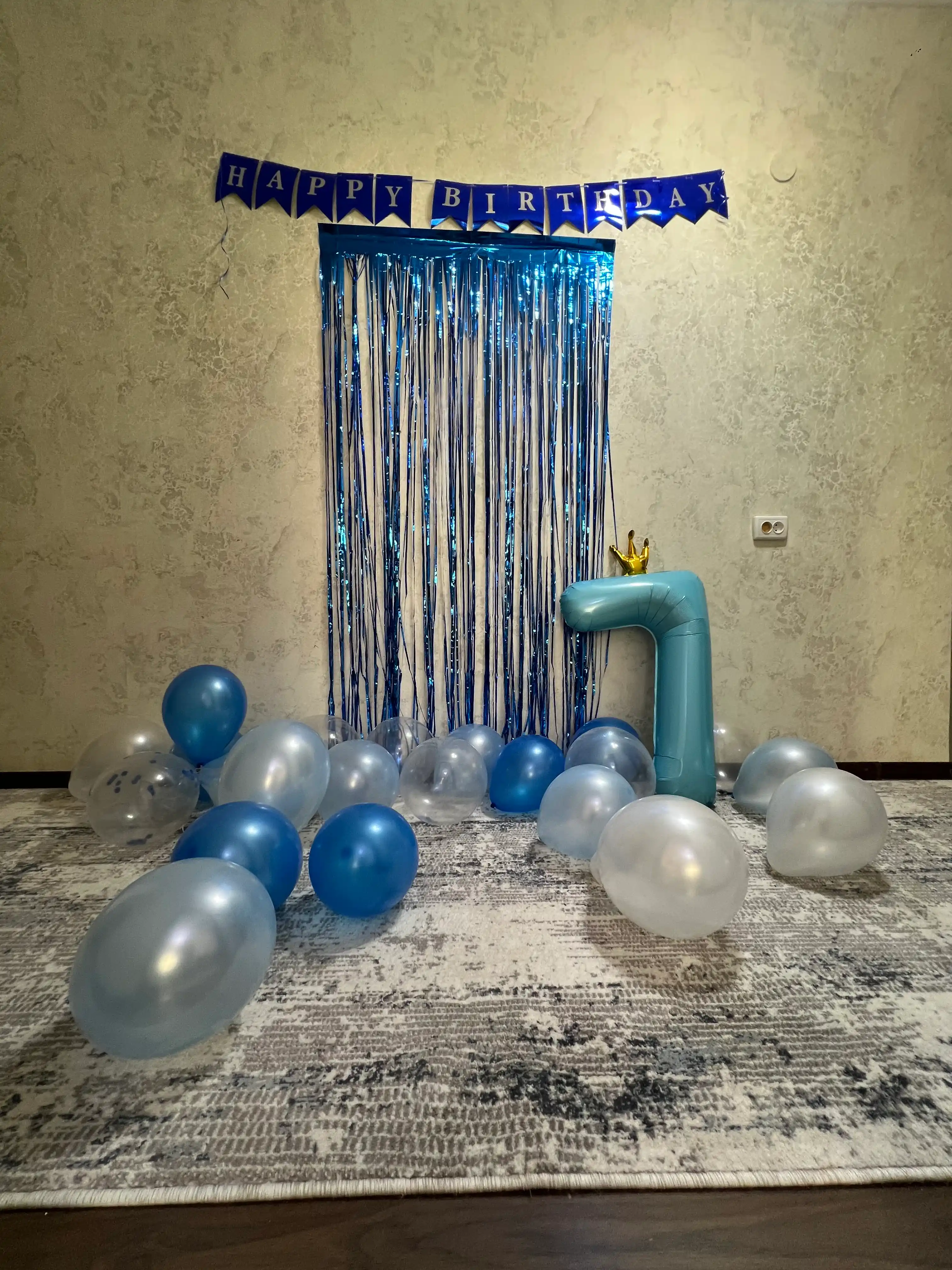 Гирлянда Happy Birthday баннер для украшения дня рождения, декор для праздника