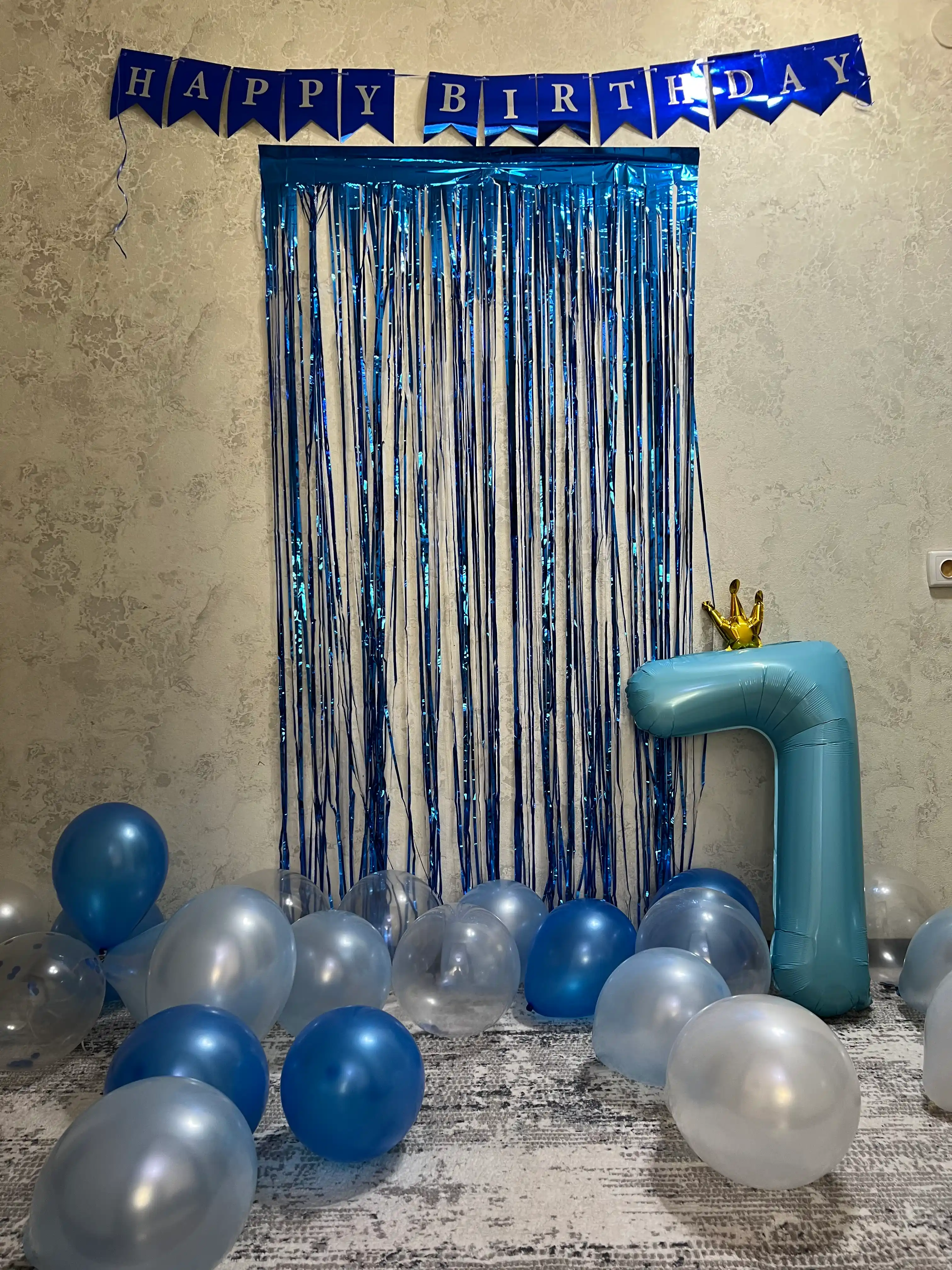 Гирлянда Happy Birthday баннер для украшения дня рождения, декор для праздника