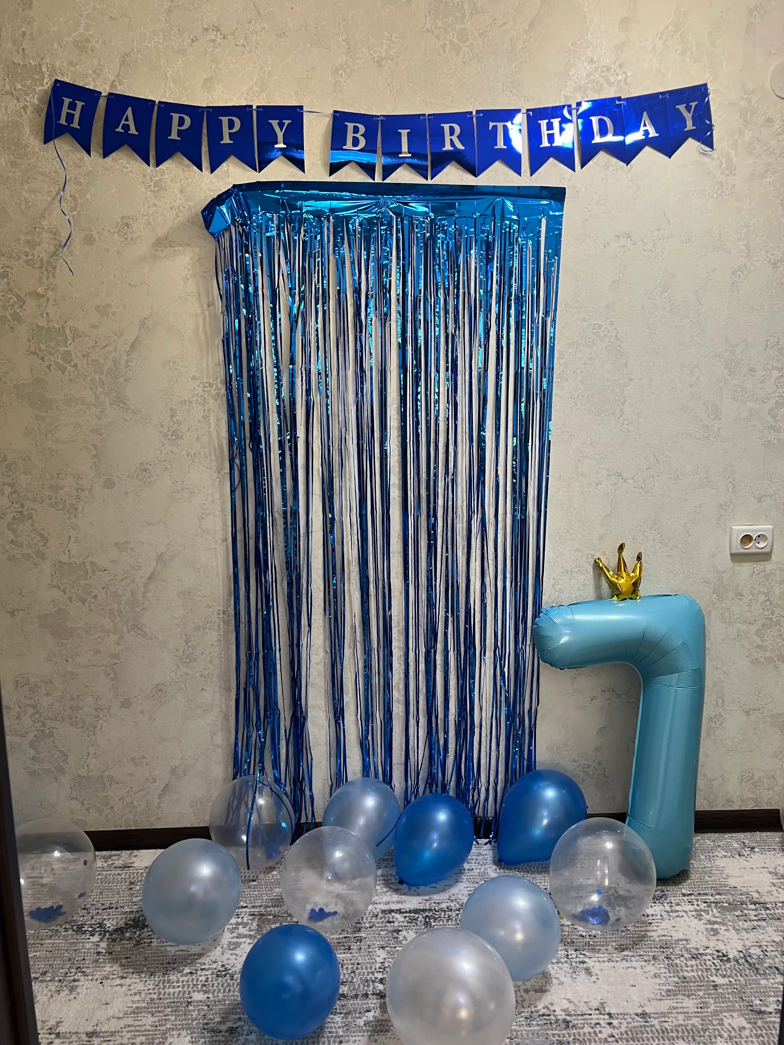 Гирлянда Happy Birthday баннер для украшения дня рождения, декор для праздника