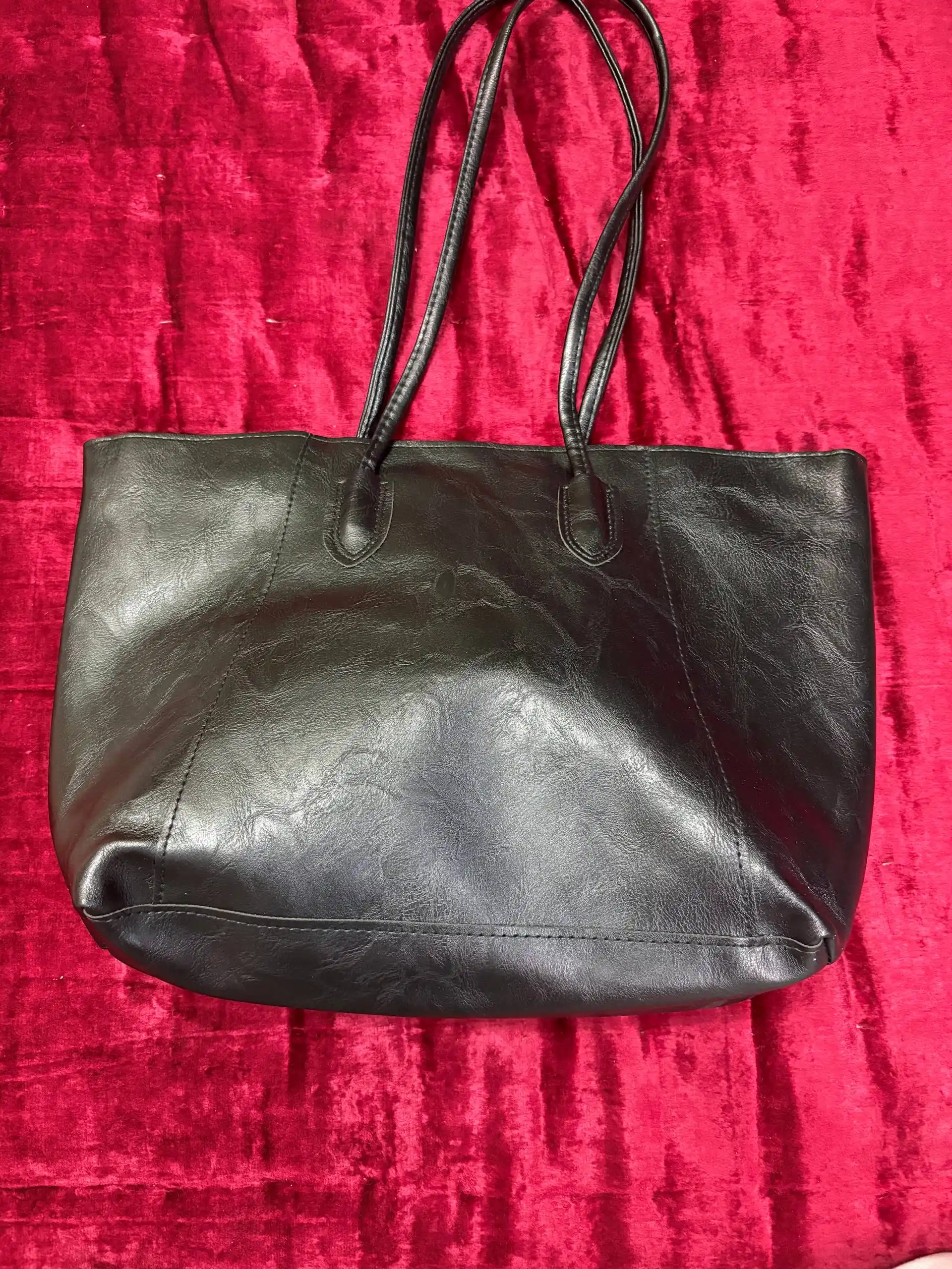 Ayollar uchun A4 shopper sumka, yelkaga osiladigan, sig‘imli kundalik, ish va o‘qish uchun