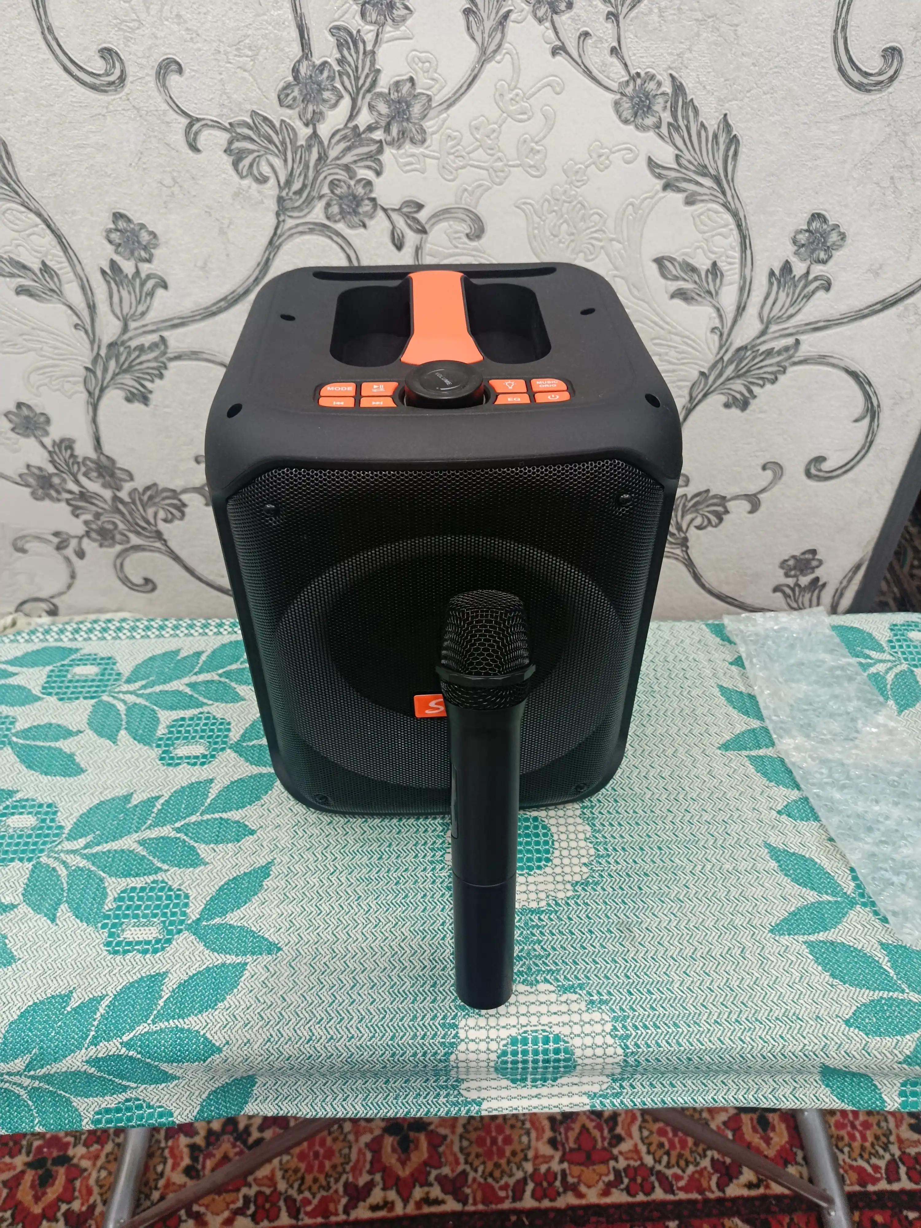Katta simsiz kalonka Sing-e ZQS, kuchli bass, bluetooth, mikrofonli, karaoke, bayram uchun