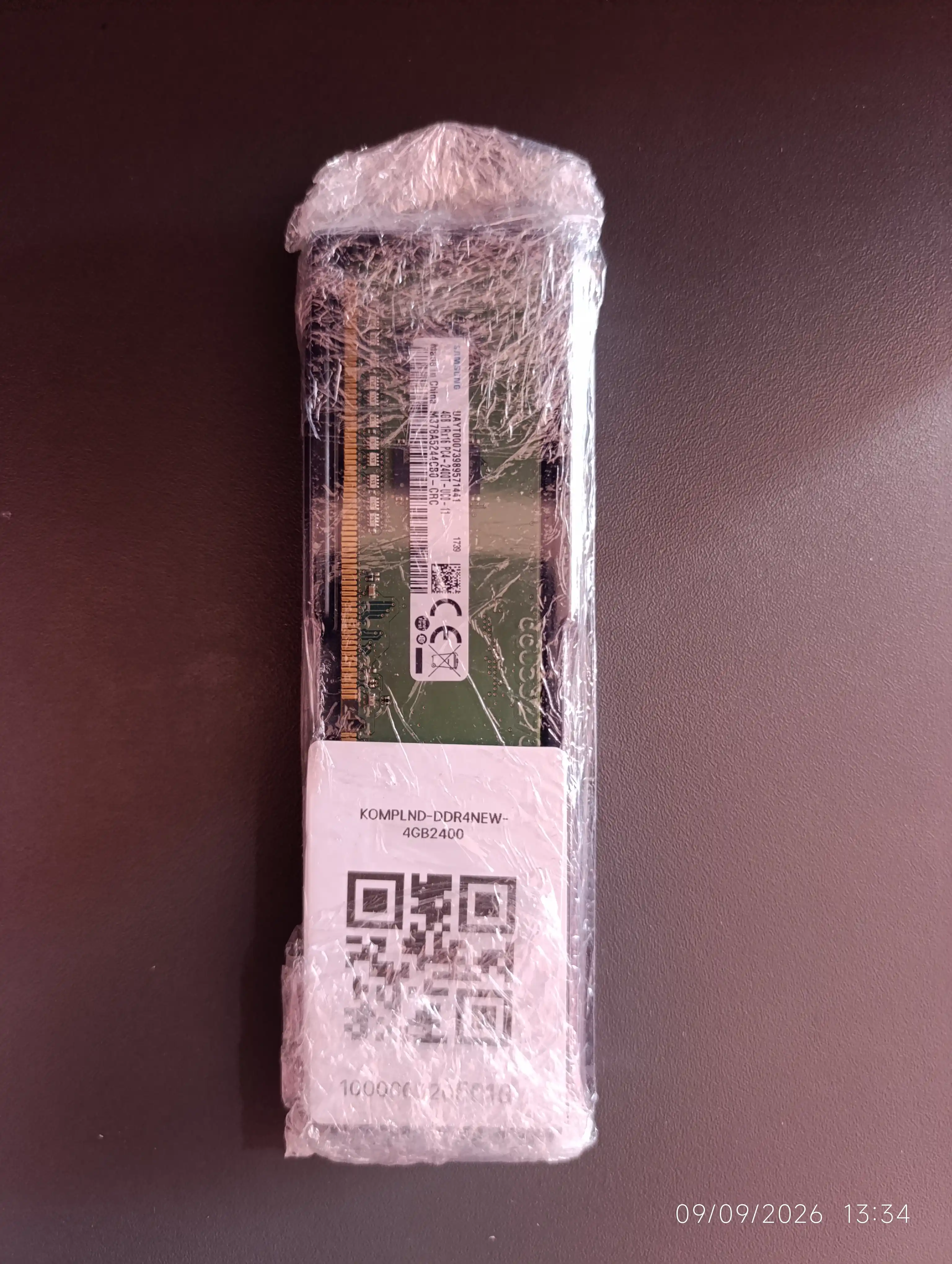 Operativ xotira, DDR4, 4 Gb, PC4, 2666 mHz, 2400 mHz, 2133 mHz, kompyuter uchun
