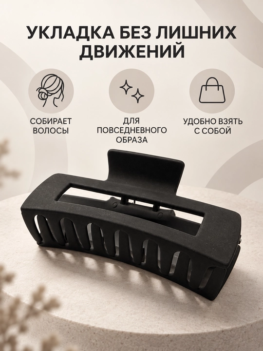 Заколка-краб для волос, удлиненная, 8 см и 11 см, набор в ассорти, пружинный зажим краб