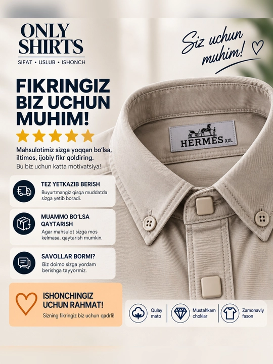 ONLY SHIRTS Kuzgi erkaklar ko‘ylagi, uzun yengli ko‘ylak