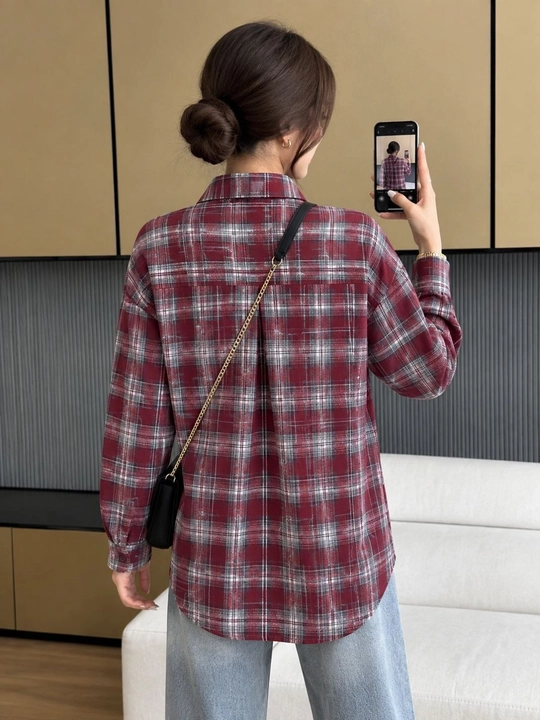 AishazaR Katakli ayollar ko‘ylaklari, oversize