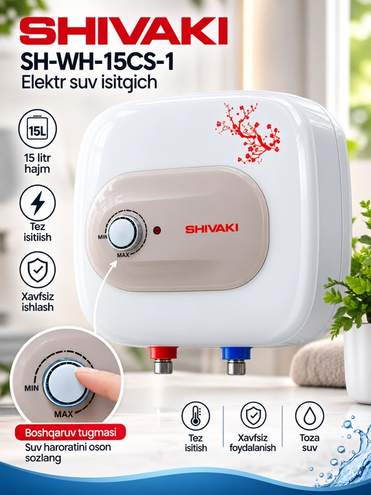 Shivaki SH-WH-15CS-1 15 l elektr suv isitgichi  Arizton