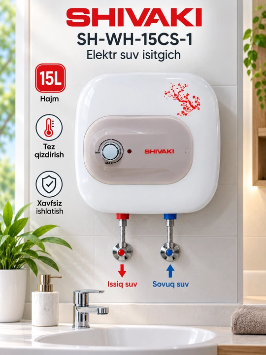 Shivaki SH-WH-15CS-1 15 l elektr suv isitgichi  Arizton