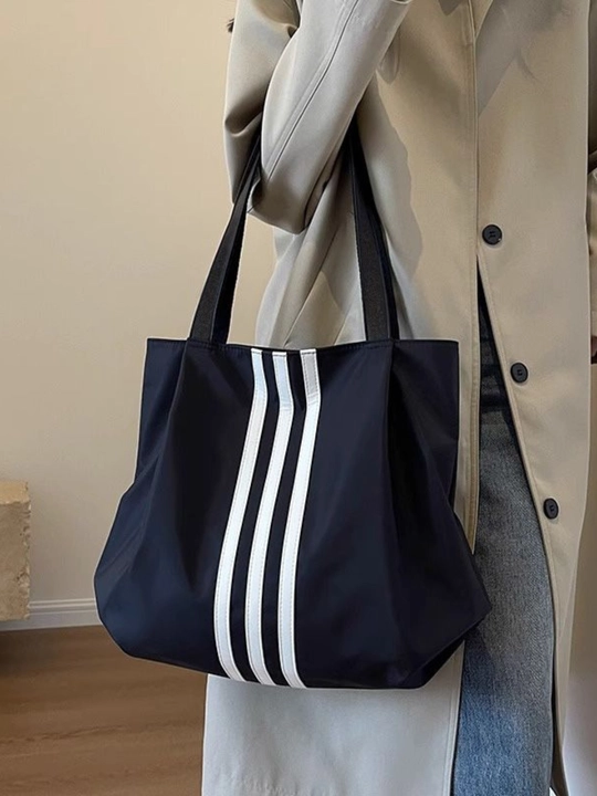 Ayollar uchun shopper sumka, yelkaga osiladigan sumka, ish va o‘qish uchun, A4 formatli