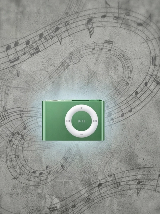 Portativ MP3 pleyer microSD karta uyasi va simli quloqchin bilan