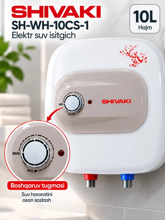 Shivaki SH-WH-10CS-1 10 litrli elektr boyler 