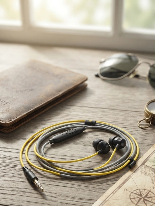 Portativ MP3 pleyer, qizil rang, microSD va USB bilan, quloqchinli