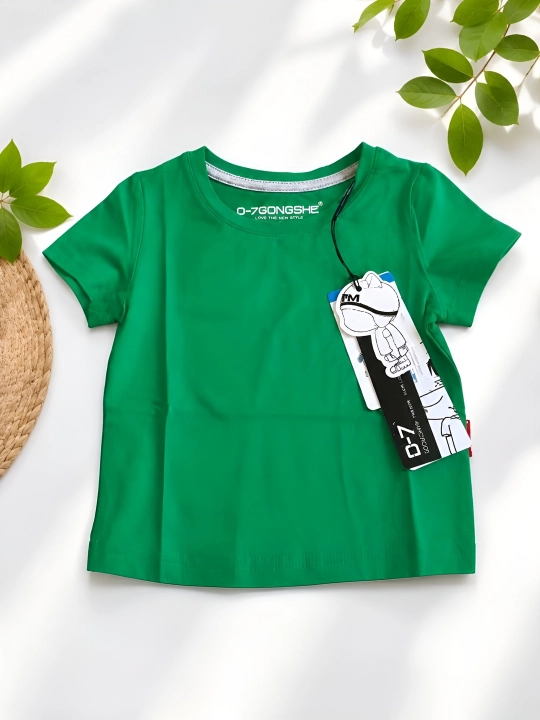 Футболка для мальчиков хлопковая детская с коротким рукавом, 1-6 лет