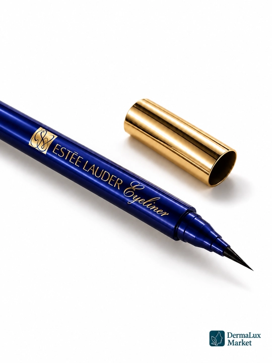 Чёрная подводка для глаз Estée Lauder Eyeliner, лайнер-фломастер с тонким наконечником