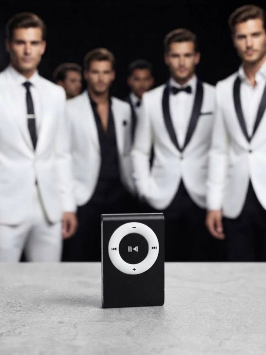 Portativ MP3 pleyer, qora rang, microSD va USB bilan, quloqchinli - 