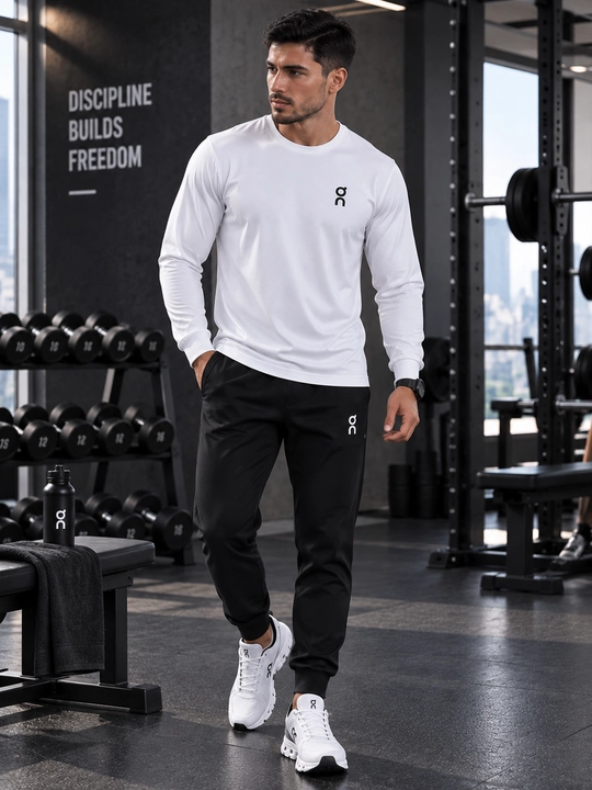 Erkaklar uzun yengli longslivi — qulay sport va casual kiyim