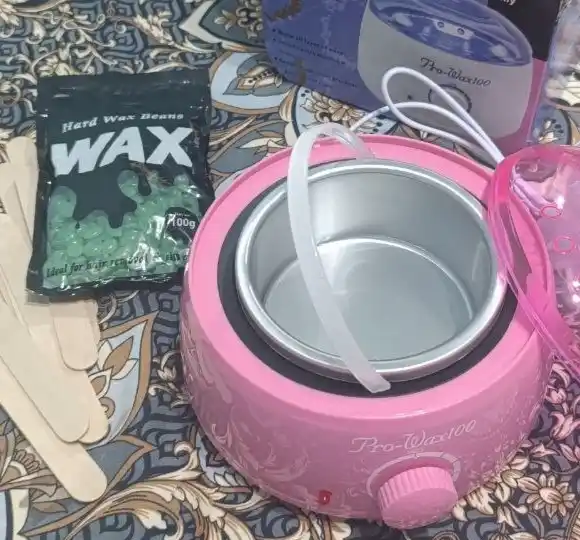 Набор для депиляции Pro-Wax, баночка для депиляции, гранулы 100 г, 10 шпателей